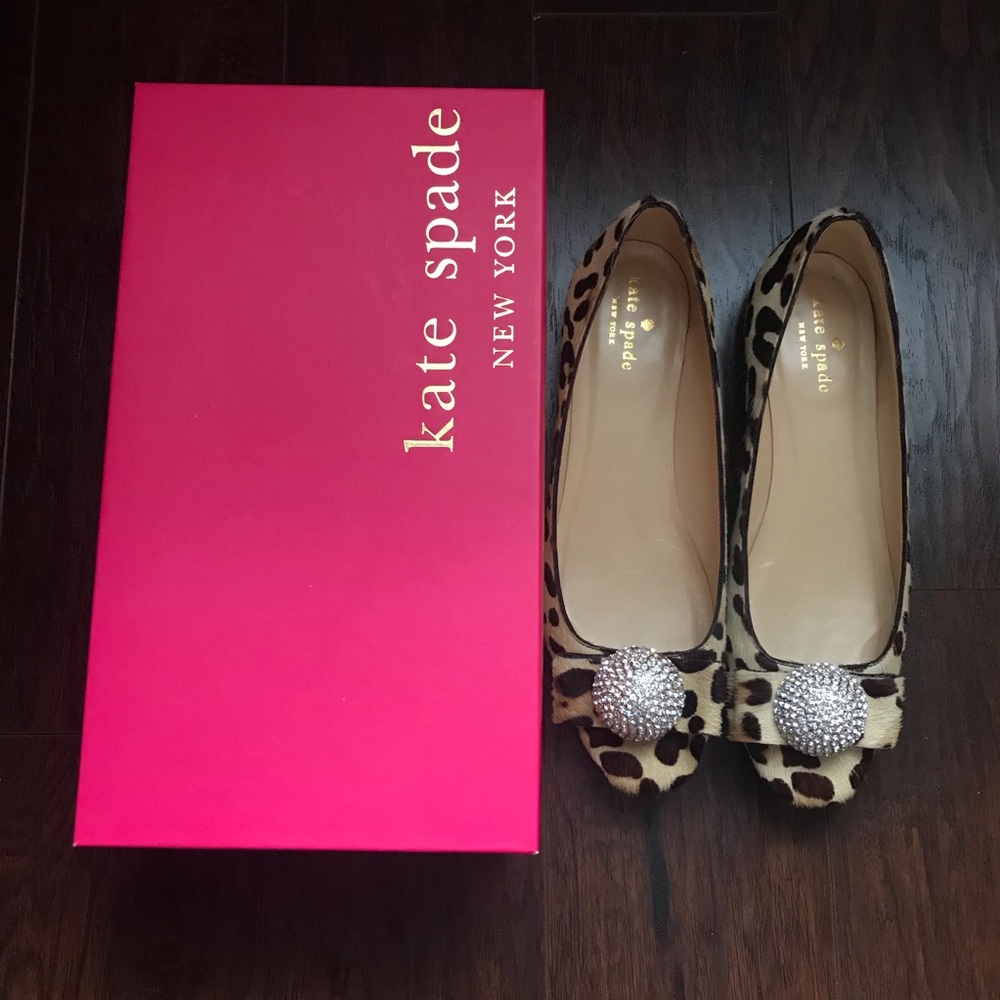 Kate Spade Leopard Flats